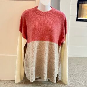 JOULES Darling Cozy Colorblock Sweater Sz 12 NEW!! $200